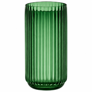 Florero CilÃndrico Dinyeo de Vidrio Acanalado para Decoración