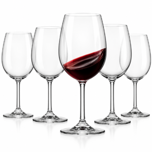 Juego de 6 Copas para Vino Tinto RONA Gala de Cristal 350 ml